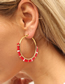 Fashion Mi-e210045b Rice Beads Woven Beaded Earrings