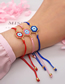 Fashion Mi-b180390c Rice Beads Woven Geometric Eye Bracelet