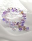 Fashion Purple Love Crystal Bracelet