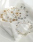 Fashion Colorful White Tassel Crystal Bracelet