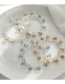 Fashion Colorful White Tassel Crystal Bracelet