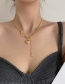 Fashion Golden Diamond Star Love Heart Zircon Necklace