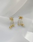 Fashion Golden Tassel Ball Earrings