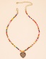 Fashion X506-color Soft Ceramic Love Rice Bead Necklace