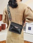 Fashion Brown Woven Chain And Letter One-shoulder Messenger Bag
