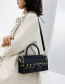 Fashion Black Square Rhombus Chain Shoulder Bag