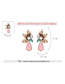 Fashion Pink Alloy Diamond Flower Drop Earrings