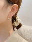 Fashion Golden Bow Pearl Stud Earrings