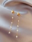 Fashion Silver Butterfly Tassel Earrings