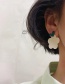 Fashion White Love Flower Stud Earrings
