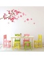 Fashion 30*90cm Pieces Into Bag Packaging Butterfly Plum Flower Petal Wall Sticker
