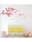 Fashion 30*90cm Pieces Into Bag Packaging Butterfly Plum Flower Petal Wall Sticker