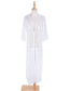 Fashion White Lace Long Cardigan Blouse