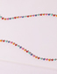 Fashion Color Copper Color Dripping Chain Necklace