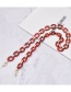 Fashion Marble Acrylicovalchainextensionchain
