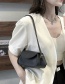 Fashion Black Saddle Shoulder Messenger Bag