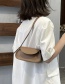 Fashion White Saddle Shoulder Messenger Bag