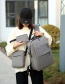 Fashion Gray Multi-pocket Large Capacity Backpack