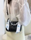 Fashion Black Love Winding Chain Shoulder Messenger Bag