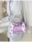Fashion Purple Love Winding Chain Shoulder Messenger Bag