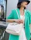 Fashion Black Large-capacity One-shoulder Messenger Bag With Buckle