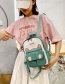 Fashion Green Kitten Large-capacity Portable Backpack