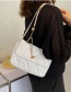 Fashion White Diamond Chain Crossbody Shoulder Bag