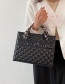Fashion White Large Capacity Handbag With Diamond Silk Scarf