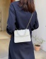 Fashion Yellow Pearl Embroidery Thread Shoulder Messenger Bag