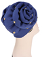 Fashion Sapphire Studded Flower Wavy Toe Cap