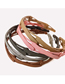 Fashion Coffee Color Plastic Frosted Foldable Headband
