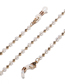 Fashion Gold Color Golden Copper Bead Crystal Glasses Chain