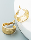 Fashion Gold Color Alloy C-shaped Earrings