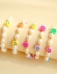 Fashion Colorful 3 Pearl Soft Pottery Bead Bracelet