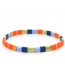 Fashion Color Geometric Bead Bracelet