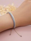 Fashion 4 # Artificial Leather Geometric Hand Rope Bracelet