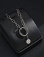 Fashion Round Necklace Stainless Steel Round Chain Necklace