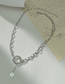 Fashion Round Necklace Stainless Steel Round Chain Necklace