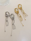 Fashion Silver Color Irregular Chain Tassel Earrings