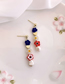 Fashion B Ear Ring Flower Pearl Earrings