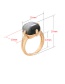 Fashion Navy Micro-set Zircon Round Ring