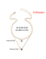 Fashion Gold Color Multi-layer Crystal Round Bead Necklace