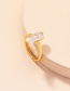 Fashion Gold Color Alloy Geometric Boots Ring