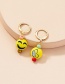 Fashion Laughing Out Loud Resin Emoji Stud Earrings