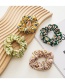 Fashion Green Bow Floral Folds Streamer Hair Band