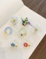 Fashion Flower-transparency Flower Smiley Beaded Ring