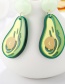 Fashion Avocado Earrings Acrylic Fruit Stud Earrings