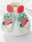 Fashion Love Round Acrylic Earrings Acrylic Heart Round Stud Earrings