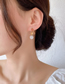 Fashion Gold Color Butterfly Opal Early Earrel Earrings