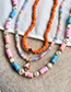 Fashion Color Soft Tao Rice Beads Umbrella Multilayer Necklace